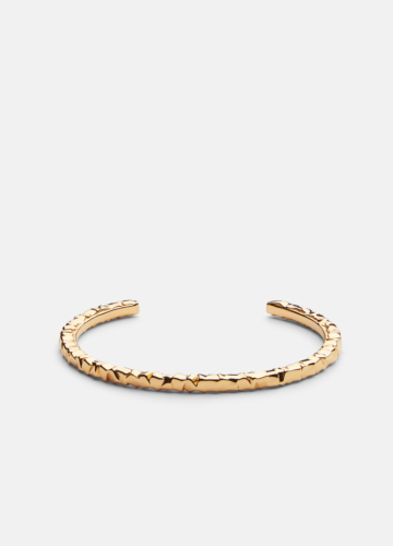Morph Cuff thin – Gold plated