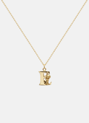 Moomin Alphabet - Gold Plated - E