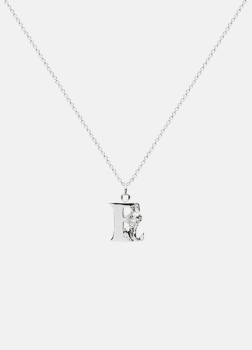 Moomin Alphabet - Silver Plated - E