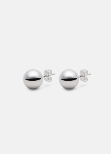 Ball Earring - Silver plated