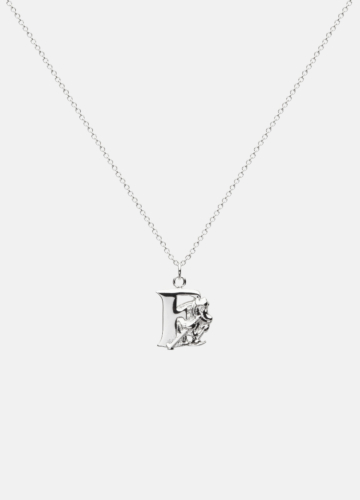 Moomin Alphabet - Silver Plated - F