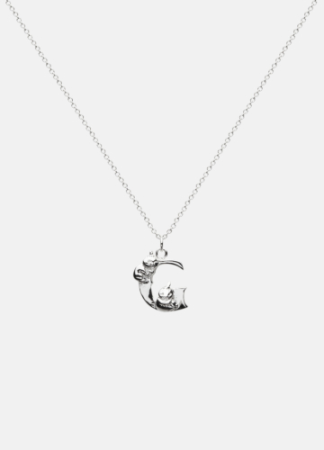 Moomin Alphabet - Silver Plated - G