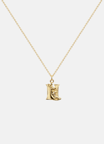 Moomin Alphabet - Gold Plated - H