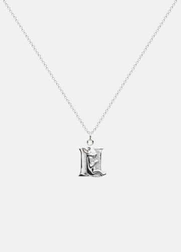 Moomin Alphabet - Silver Plated - H