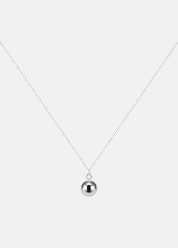 Ball Necklace - Silver Plated