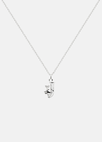 Moomin Alphabet - Silver Plated - J