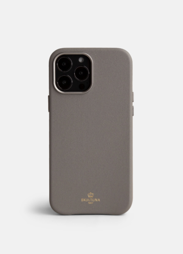 Skultuna x The Case Factory –  iPhone leather case – Grey