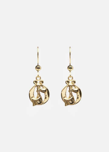 Moomin Alphabet Earring - Gold Plated - Ö