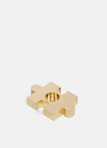 PPG Puzzle candleholder - Gold plated