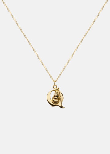 Moomin Alphabet - Gold Plated - Q