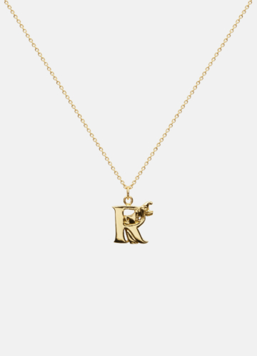 Moomin Alphabet - Gold Plated - R