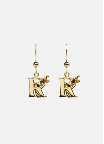 Moomin Alphabet Earring - Gold Plated - R