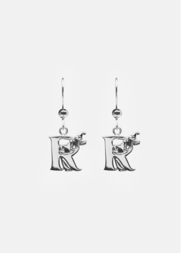 Moomin Alphabet Earring - Silver Plated - R
