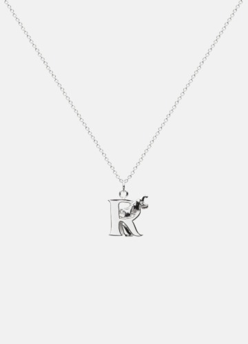 Moomin Alphabet - Silver Plated - R