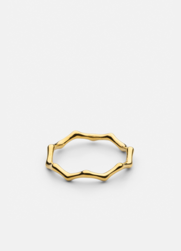Bambou Ring - Gold Plated