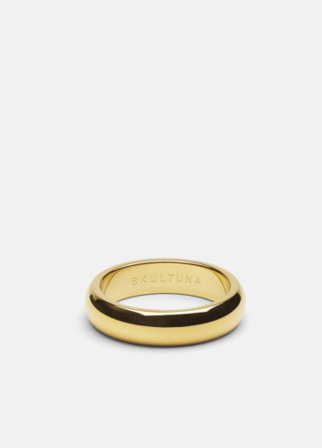 Ellipse ring – Gold plated