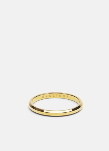 Skultuna Icon Ring Thin - Gold Plated