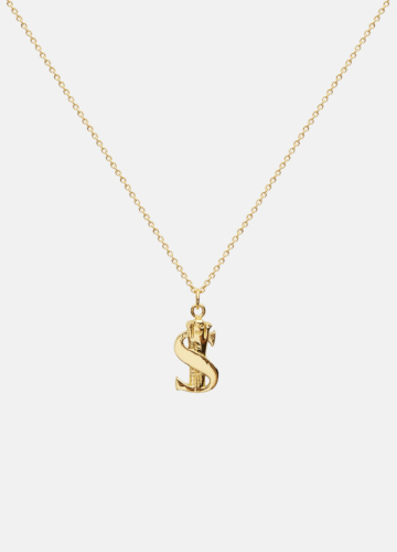 Moomin Alphabet - Gold Plated - S