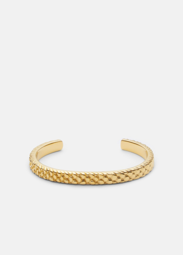 Scale Cuff design Thomas Sandell – Gold plated