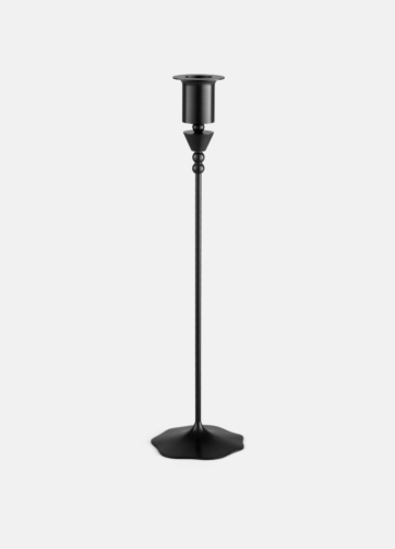 Skultuna Veermakers Bluebell Large - Candlestick tall. Made of blackened brass.