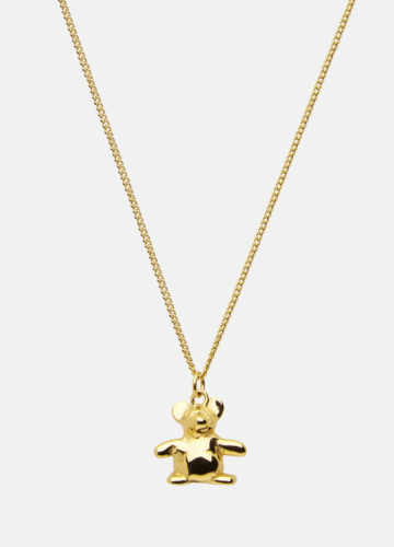 Teddy bear necklace design Thomas Sandell – Gold Plated