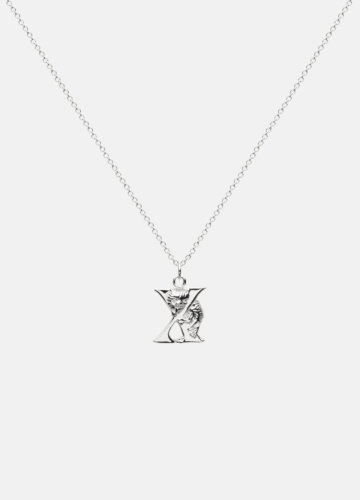 Moomin Alphabet - Silver Plated - X